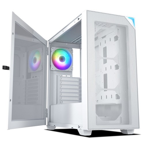 Vetroo al800 white mesh atx - vetroo,