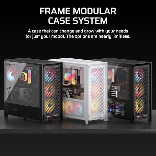 White corsair frame 5000d - white,