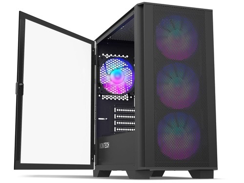 Montech air 100 argb micro - argb, micro-atx