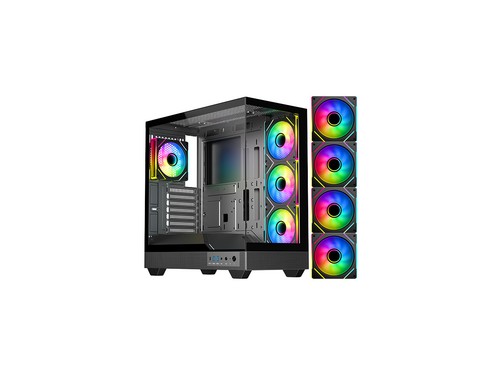 Diypc idx6 atx argb black - diypc,