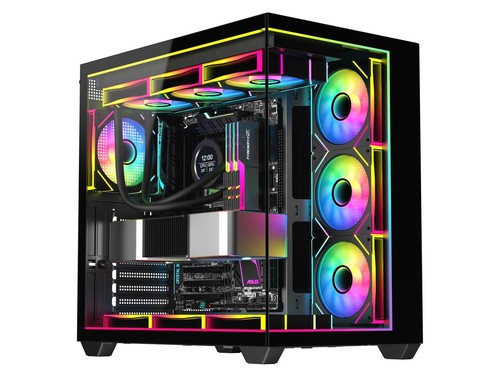Diypc idx3 atx argb black - idx3-atx-argb,