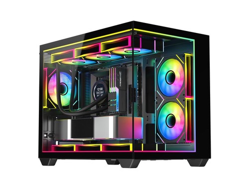 Diypc idx4 microatx - diypc, black